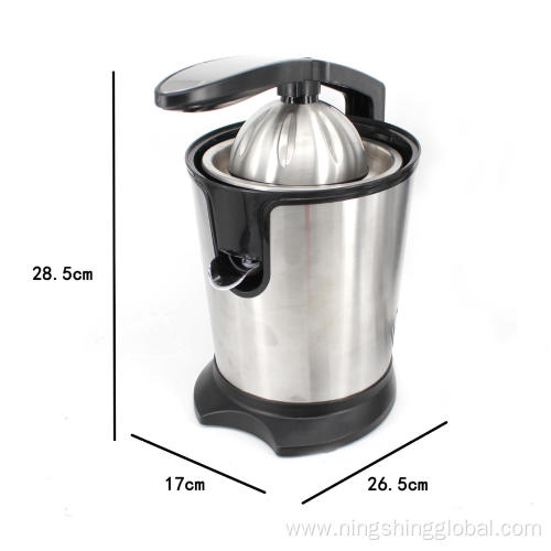 Quiet Electric Orange Citrus Juicer with Stainless Steel Blades 350ml Capacity